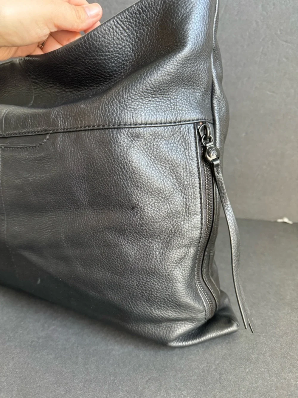 HOBO Black Leather Purse Shoulder Bag Old‎ Money Capsule Soft Slouchy